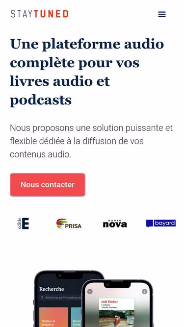 Screenshot of staytuned.io