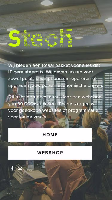 Screenshot of stech.live