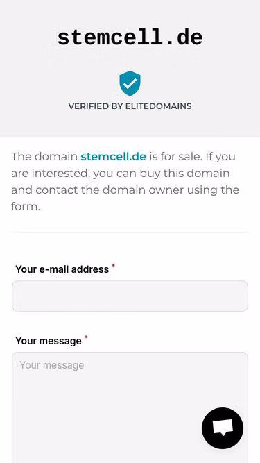 Screenshot of stemcell.de