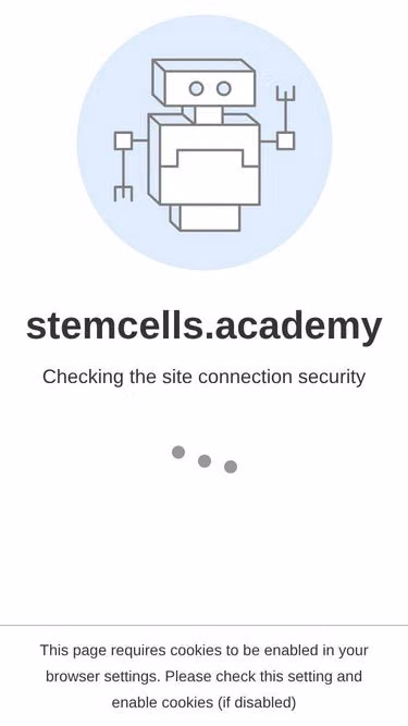 Screenshot of stemcells.academy