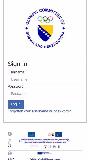 Screenshot of stepin.ba