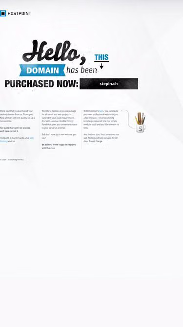 Screenshot of stepin.ch