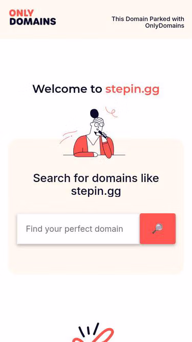 Screenshot of stepin.gg