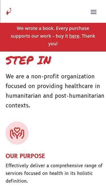 Screenshot of stepin.ngo