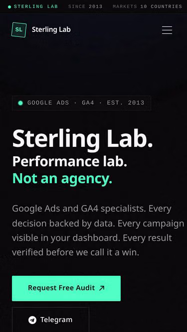 Screenshot of sterling.company