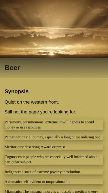 Screenshot of steven.scot