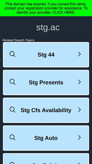 Screenshot of stg.ac