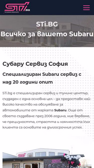 Screenshot of sti.bg