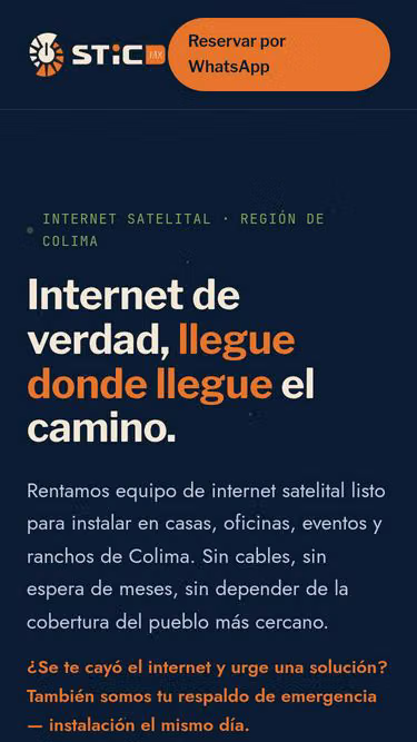 Screenshot of stic.mx