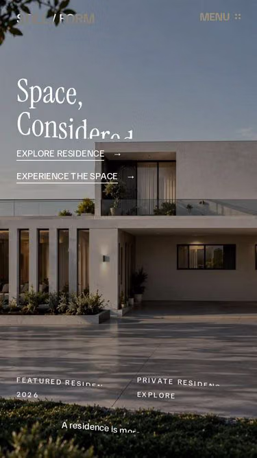 Screenshot of stillform.homes