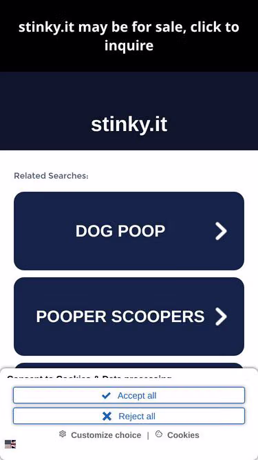 Screenshot of stinky.it
