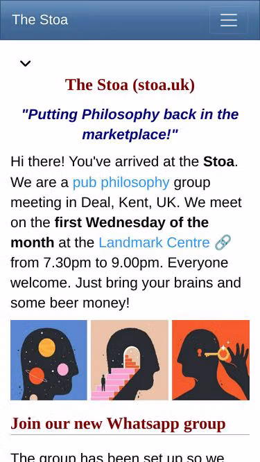 Screenshot of stoa.uk