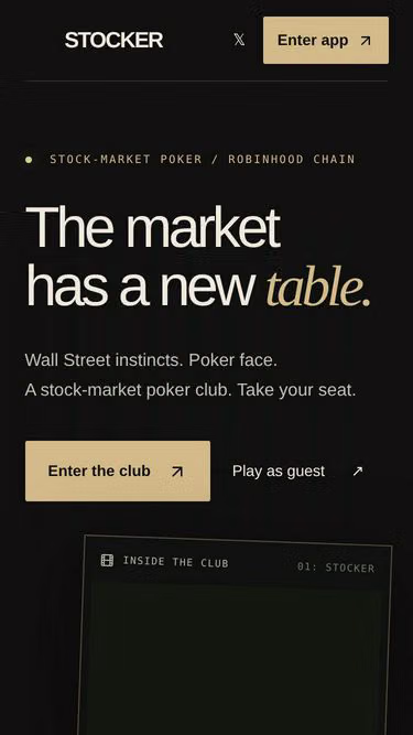 Screenshot of stocker.fund