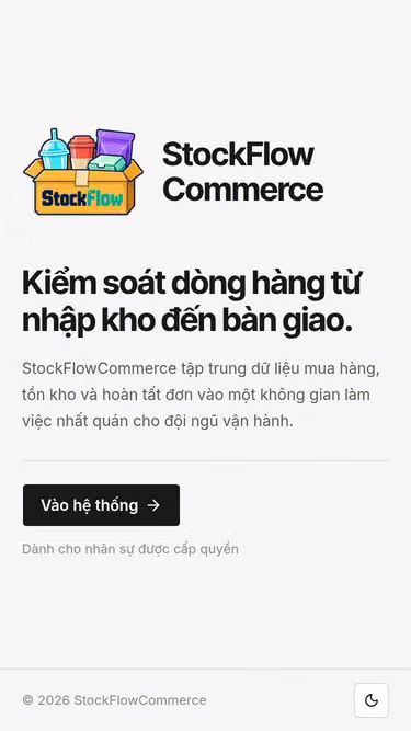 Screenshot of stockflow.io.vn