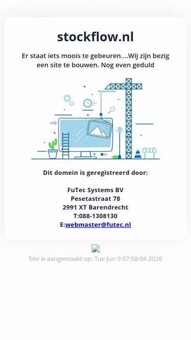 Screenshot of stockflow.nl