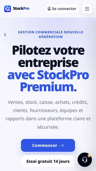 Screenshot of stockpro.ml