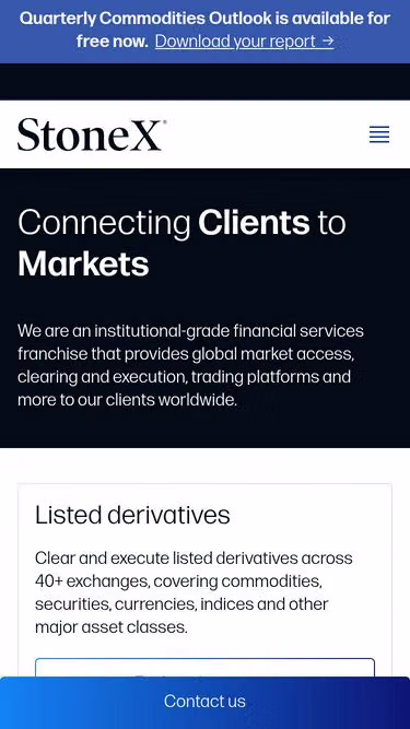 Screenshot of stonex.works