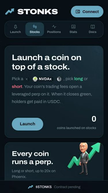 Screenshot of stonks.ac