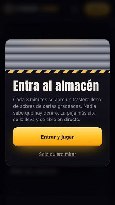 Screenshot of storage.cards