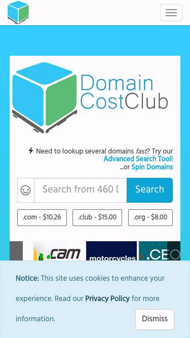 Screenshot of store.cab