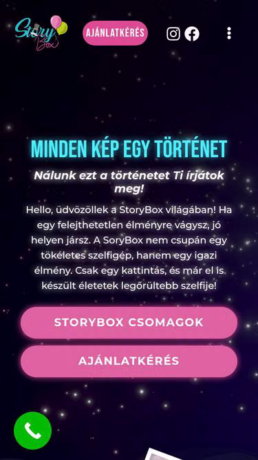 Screenshot of storybox.hu