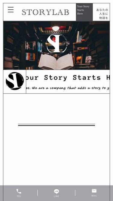 Screenshot of storylab.co.jp