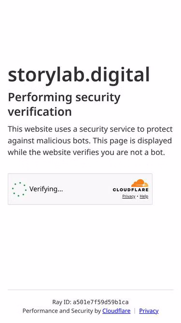 Screenshot of storylab.digital