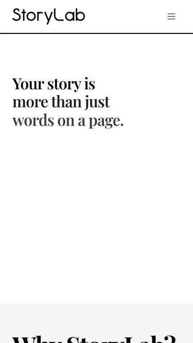 Screenshot of storylab.health