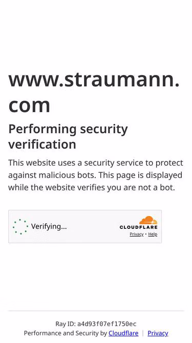 Screenshot of straumann.us