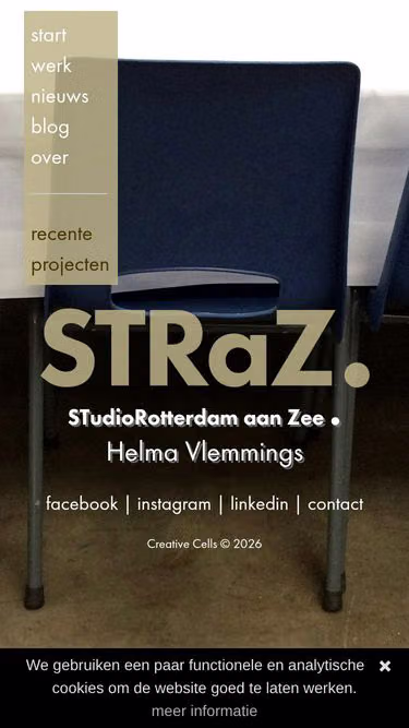 Screenshot of straz.nl