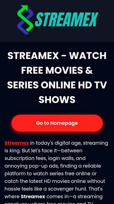 Screenshot of streamex.lat