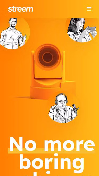 Screenshot of streem.be