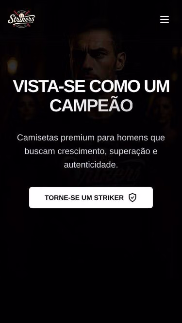 Screenshot of strikers.com.br