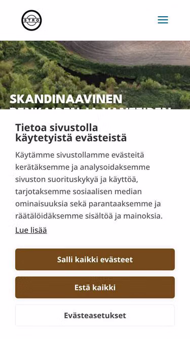 Screenshot of stro.fi