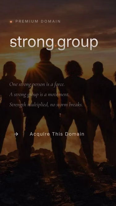 Screenshot of strong.group