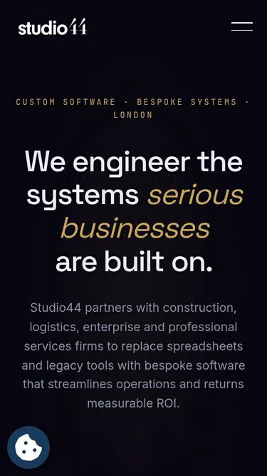 Screenshot of studio44.uk