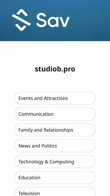 Screenshot of studiob.pro