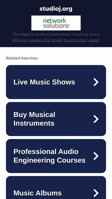 Screenshot of studioj.org