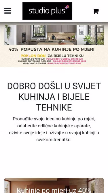 Screenshot of studioplus.hr