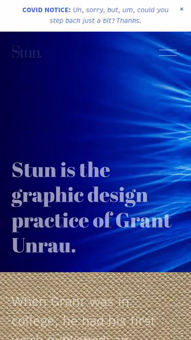 Screenshot of stun.ca