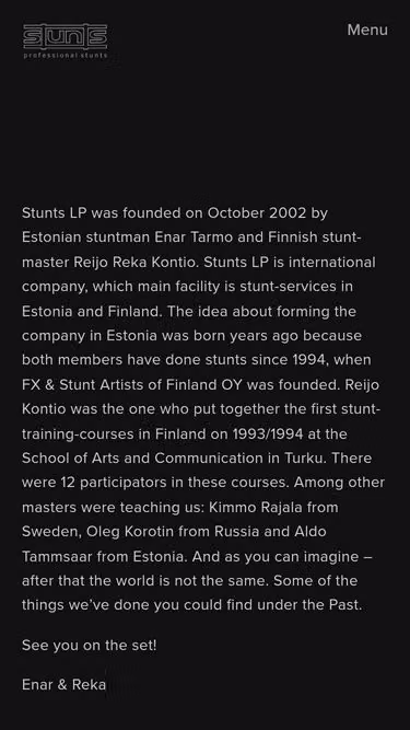 Screenshot of stunt.fi