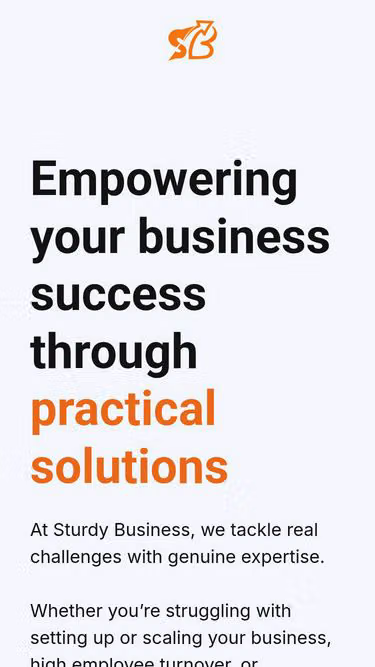 Screenshot of sturdy.business