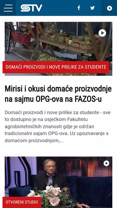 Screenshot of stv.hr