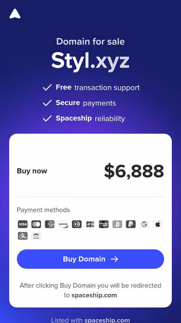 Screenshot of styl.xyz