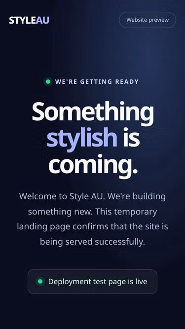 Screenshot of style.au