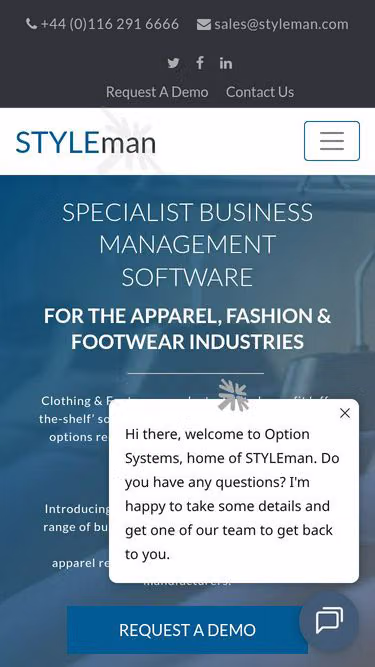 Screenshot of styleman.business