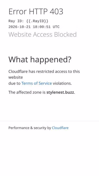 Screenshot of stylenest.buzz