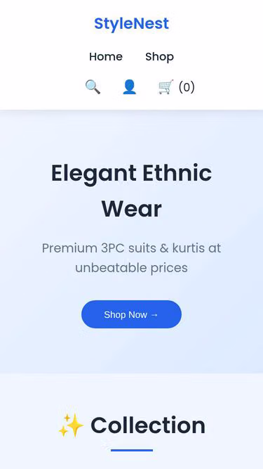 Screenshot of stylenest.ink