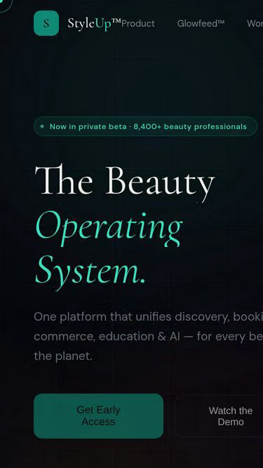 Screenshot of styleup.company