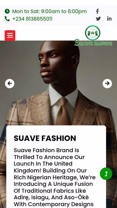 Screenshot of suave.com.ng